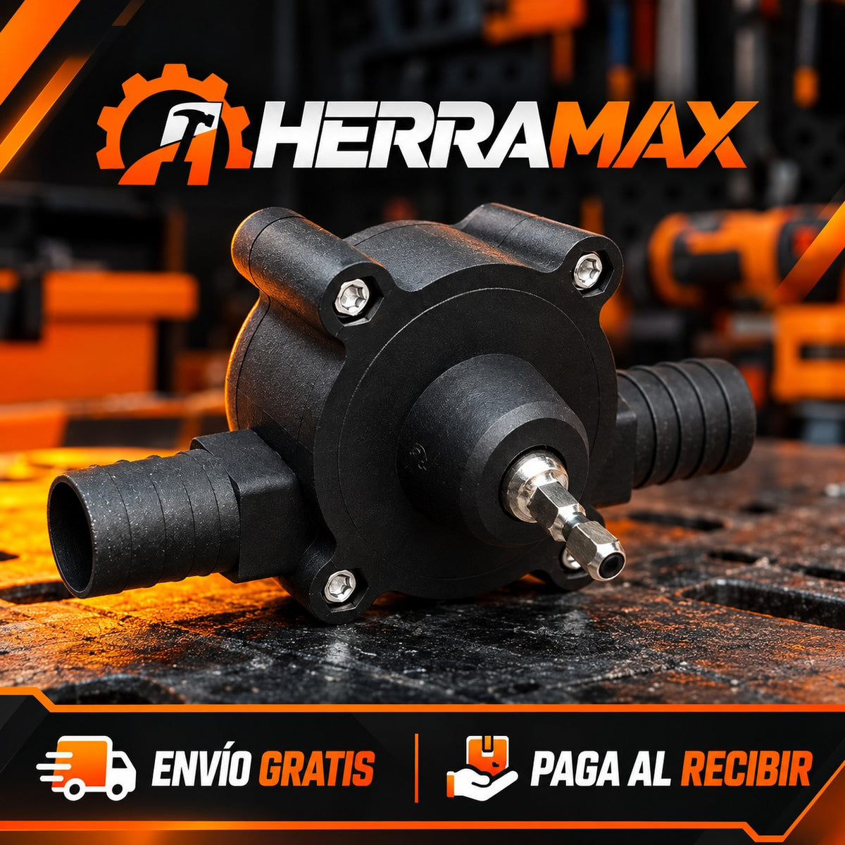 Bomba de agua para taladro Herramax